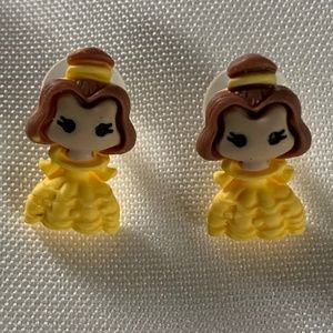 NWT. Handmade Pierced Pretty Princess Earrings for Girls!  For ages 5 and up!
